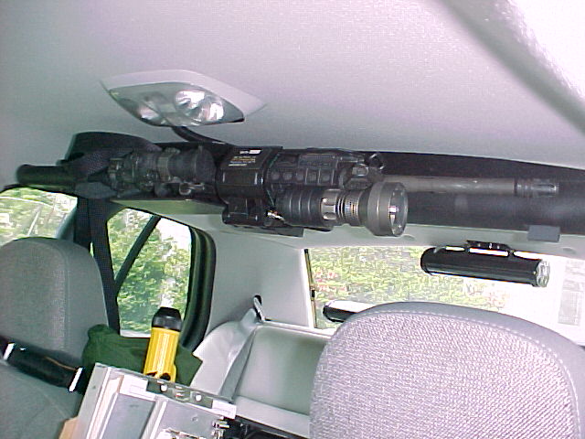 Police Car Cabin Rifle Rack Rifle Rack